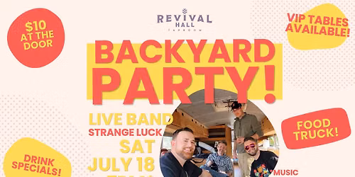 Backyard Party - Live Band Strange Luck