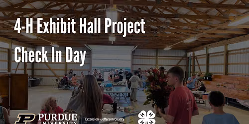 4-H Project Check In Day