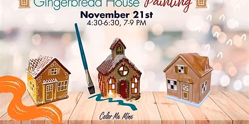 Gingerbread House Painting Workshop in NYC!