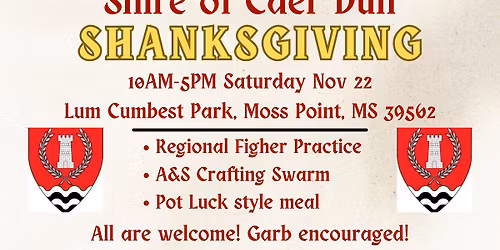 Shanksgiving - Pot Luck and Regional Meet