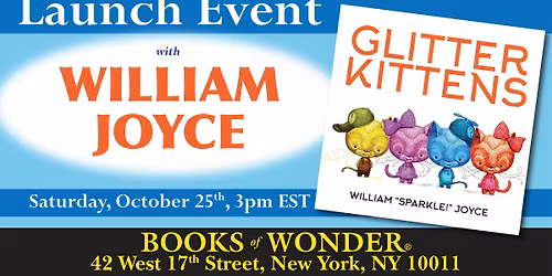 Launch Event | Glitter Kittens by William Joyce