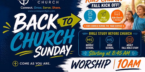 Back To Church Fall Kick Off 