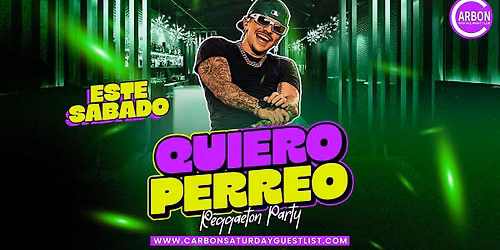 Este S\u00e1bado \u2022 Perreo Takeover @ Carbon Lounge \u2022 FREE ENTRANCE