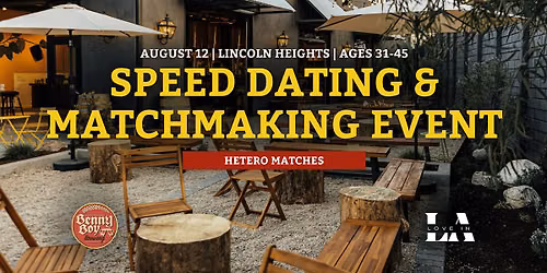 Speed Dating | Lincoln Heights | Ages 31-45