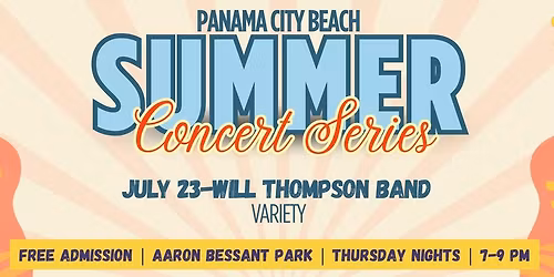 PCB Summer Concert Series | July 23-Will Thompson Band 