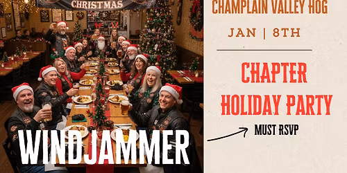 Champlain Valley HOG Holiday Party at the Windjammer (RSVP needed)