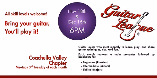 Guitar League @ Palm Desert Library
