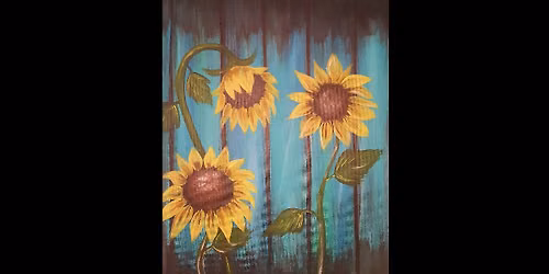 Sunflowers Paint-Night Event Gator's Shack