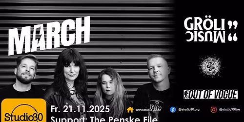 MARCH + The Penske File|Studio 30