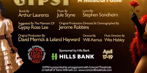 Gypsy presented by Iowa City Community Theatre