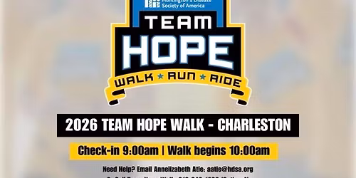 2026 Team Hope Walk - Charleston, SC