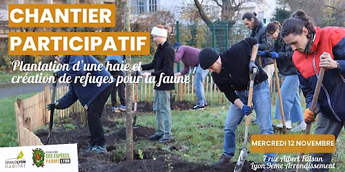 Chantier participatif : Plantation d'une haie