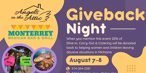 Give Back Night: Angels In The Attic