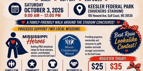 Rosie the Riveter Walk - All are Invited to Walk - Vendor Resources are FREE