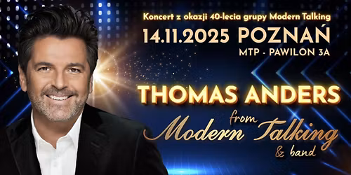 Thomas Anders from Modern Talking & Band - 40. Jubil\u00e4um von Modern Talking
