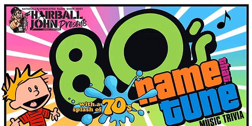 80's (with a splash of 70's) Name That Tune Music Trivia at The Wanigan Eatery & Pub
