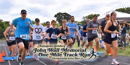 Annapolis Striders John Wall Memorial One Mile Track Run 2026