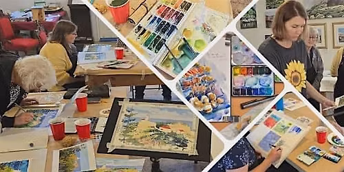 Watercolor classes with Svitlana Goncharova in Art Lab DCI