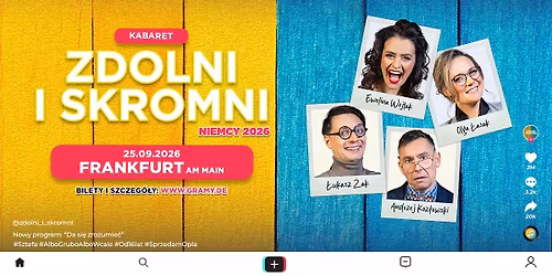 KABARET ZDOLNI I SKROMNI - FRANKFURT