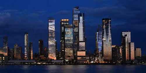 The Manhattan Skyline at "Nautical Twilight"