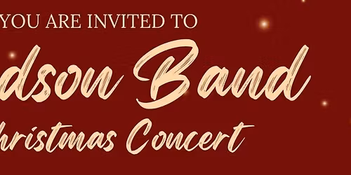 Hudson Band Program - Christmas Concert