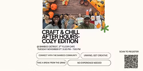 Craft & chill After Hours- Cozy Gratitude Edition