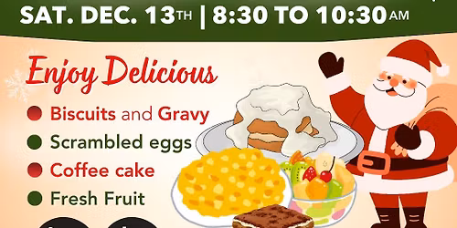 Latchkey Fundraiser Breakfast and Christmas Cookie Decorating 