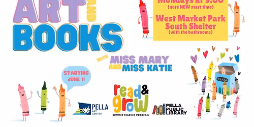 Art and Books with Miss Mary and Miss Katie