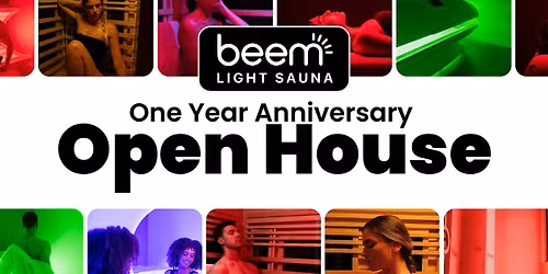 Beem Light Sauna 1-Year Anniversary Open House