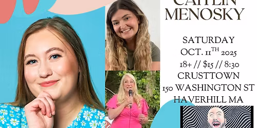 Caitlin Menosky LIVE comedy at Crusttown