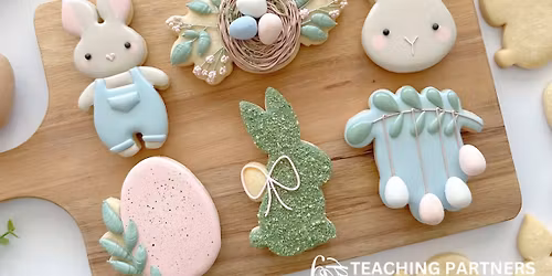Floral Bunny Adult Easter Cookie Decorating Class