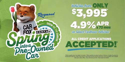 Spring Into a Pre-Owned Car Event