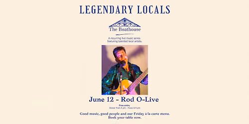 Legendary Locals \/\/ Rod O-Live
