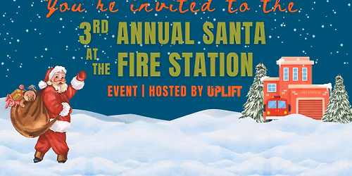 Santa at the Fire Station