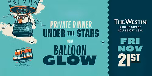 Private Dinner Under the Stars with Balloon Glow Backdrop