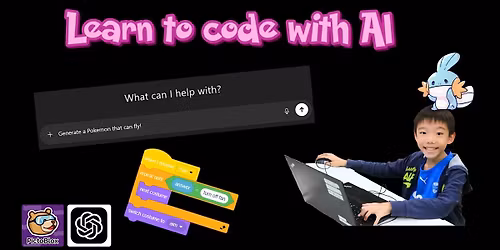 Year-End 2025 Learn to Code with AI Camp Near Me (Novena) (Ages 7\u20139)