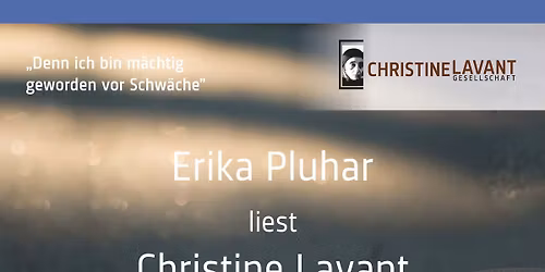 Erika Pluhar liest Christine Lavant