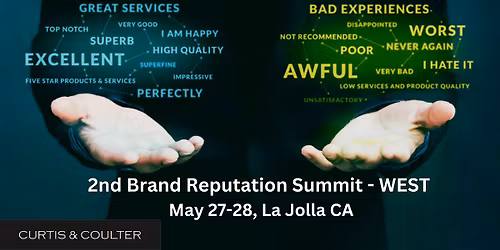 2nd Brand Reputation Summit WEST