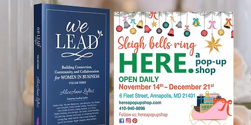 We Lead Volume 3 Author Signing @ HERE. a pop-up shop!