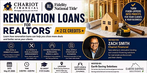Renovation Loans for Realtors \u2013 2CE