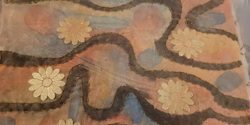 Layla's craft morning: Layered hand quilting with organza