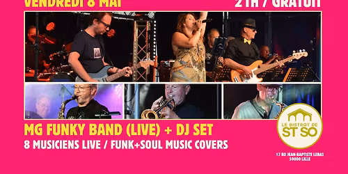 \ud83e\udea9 MG FUNKY BAND (LIVE) + DJ ERIC NC \ud83e\udea9