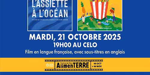 Festival de films AlimenTERRE - Pr\u00e9sentation du film: De l'assiette \u00e0 l'oc\u00e9an