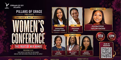 Mother\u2019s Day Weekend: Women's Confrence