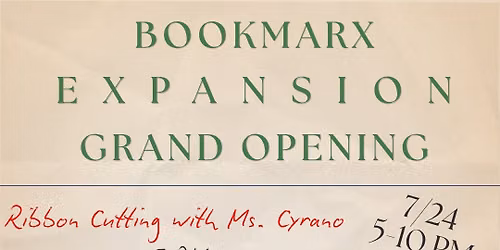 Bookmarx Expansion Grand Opening PARTY