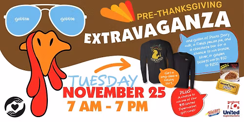 Pre-Thanksgiving Extravaganza Blood Drive