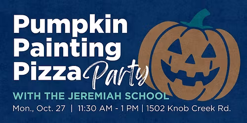 Pumpkin Painting Pizza Party