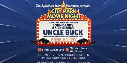 City Park Movie Night: UNCLE BUCK