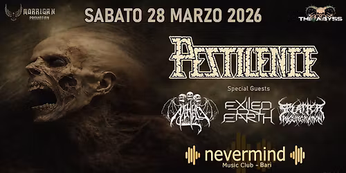 PESTILENCE + Special Guests - Live @ Nevermind - Bari