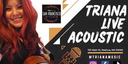 TRIANA Live Acoustic at San Francisco Kitchen